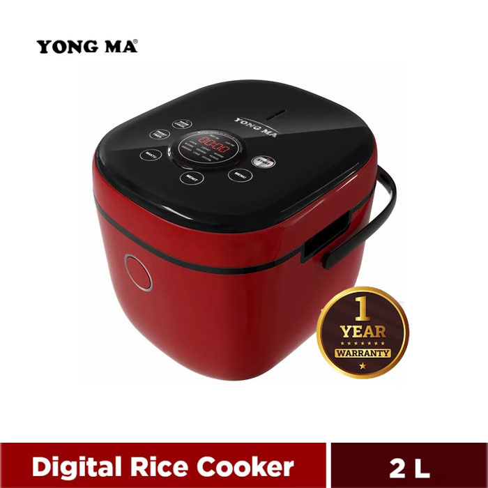 Yong Ma Digital Rice Cooker 2 L - SMC 9027 | SMC9027 Merah 